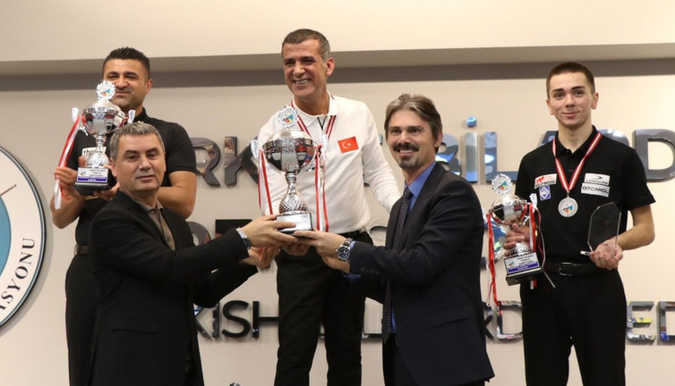 Bilardoda Türkiye Şampiyonu belli oldu