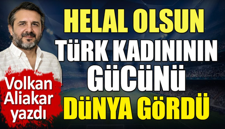 Teşekkürler Eczacıbaşı teşekkürler Vakıfbank. Helal olsun size. Türk kadınının gücünü dünya bir kez daha gördü