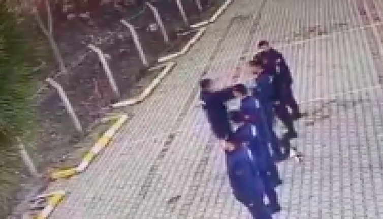 İntihar eden uzman çavuşun intihar mektubundan sonra içtimada itilip kakıldığı anlar ortaya çıktı