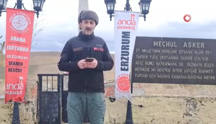 Erzurum’da Sarıkamış şehitleri için yürüyüş