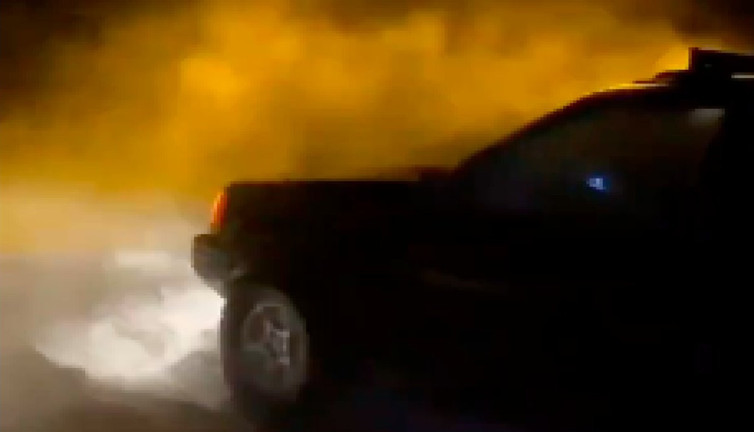 Şiddetli tipi yüzünden araçlar hareket edemedi