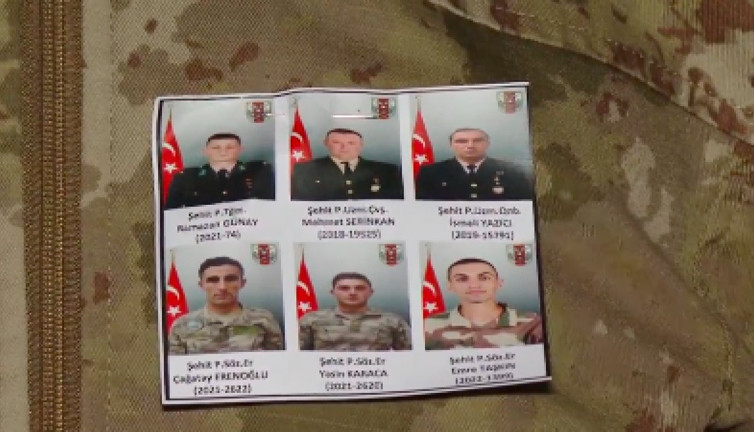 Şehit düşen 6 askerimiz, memleketlerine uğurlandı