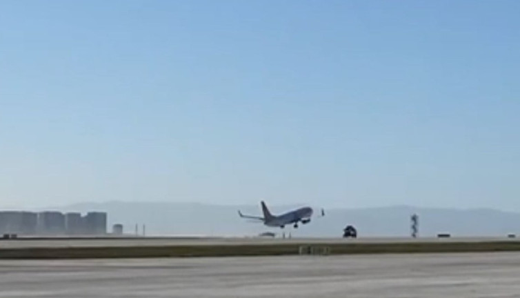 Yeni pistten ilk uçuş Helsinki'ye