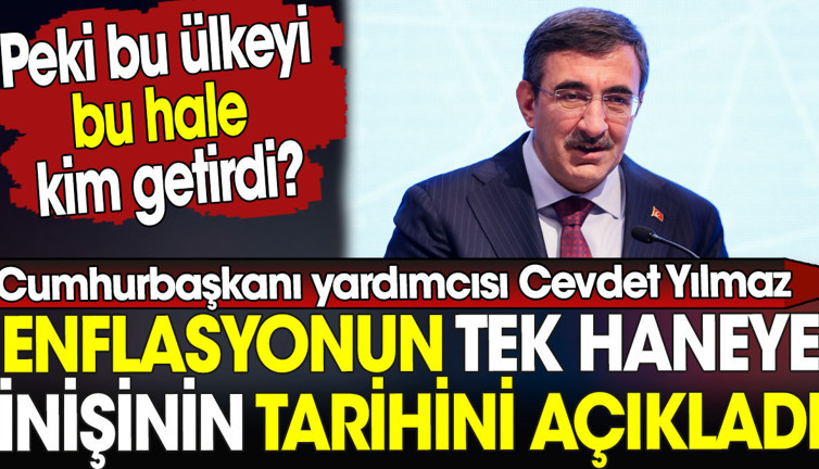 Enflasyonun tek haneye inişinin tarihini açıkladı. Cumhurbaşkanı Yardımcısı duyurdu