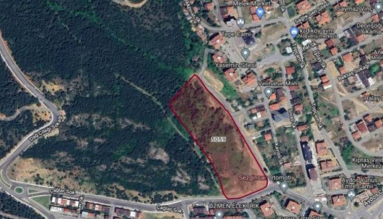 Velibaba Ormanı bitişiğine konut projesi. 13 bloklu siteye onay