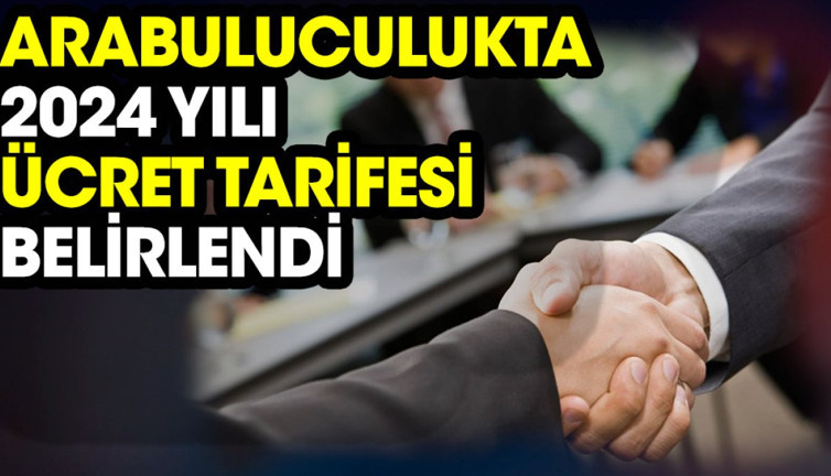 Arabuluculukta 2024 yılı ücret tarifesi belirlendi (29 Aralık 2023)