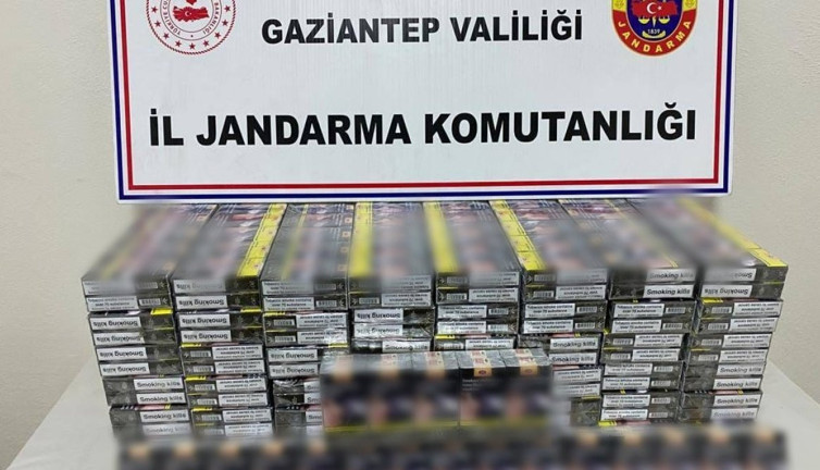 Gaziantep’te yüzbinlerce TL’lik kaçak sigara operasyonu