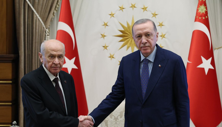 Erdoğan, MHP lideri Bahçeli'yi kabul etti (11 Ocak 2024)