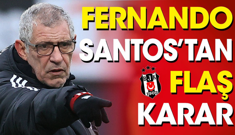 Fernando Santos'tan flaş karar. Beşiktaş'ta bir ilk yaşanacak. Karagümrük maçının 11'i belli oldu