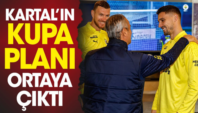Fenerbahçe'de kupa planı ortaya çıktı. İsmail Kartal kararını verdi