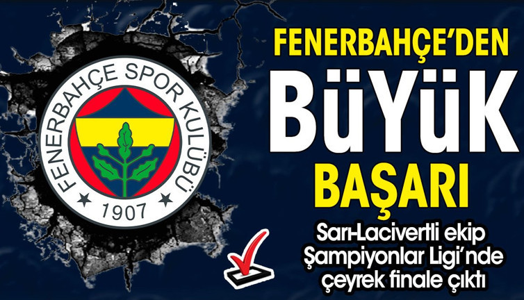 Fenerbahçe'den tarihi başarı. 3-0 kazandı lider tamamladı