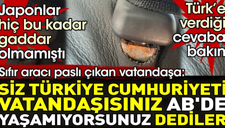 Japonlar hiç bu kadar gaddar olmamıştı. Türk'e verdiği cevaba bakın