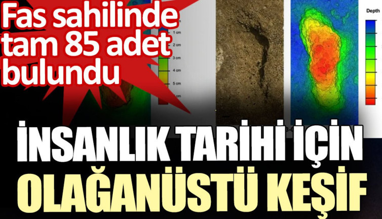 İnsanlık tarihi için olağanüstü keşif. Fas sahilinde tam 85 adet bulundu