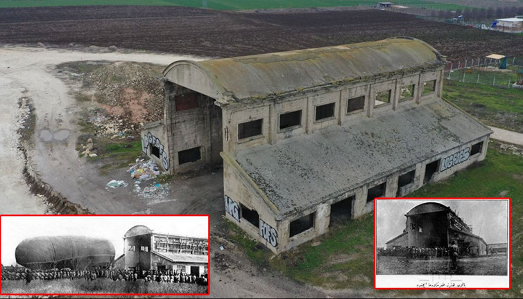 Edirne'deki tarihi zeplin hangarı restore edilecek