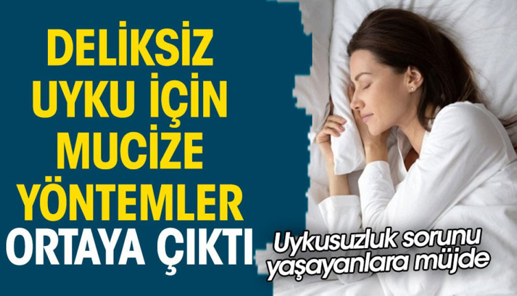Uykusuzluk sorunu yaşayanlara müjde. Deliksiz uyku için mucize yöntemler ortaya çıktı
