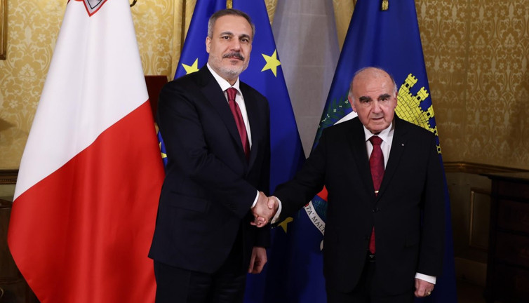 Dışişleri Bakanı Fidan, Malta Cumhurbaşkanı Vella ile görüştü