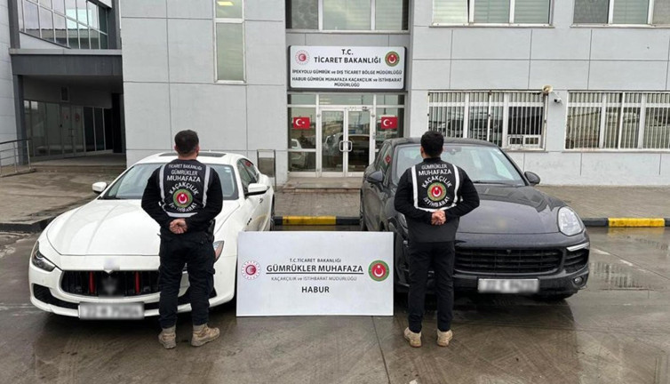 Gümrük Muhafaza ekiplerinden lüks otomobil operasyon