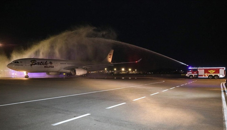 Sabiha Gökçen Uluslararası Havalimanı'nda ilk uzun menzilli direkt uçuş gerçekleşti