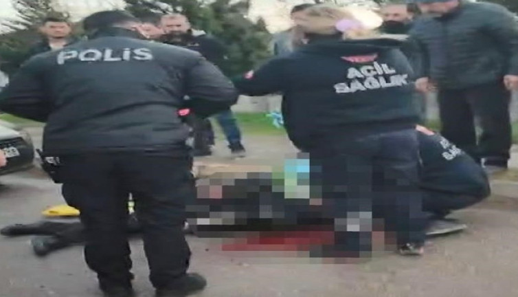 Kocaeli’nde korkunç kaza. Yolun karşısına geçmeye çalışan bekçi ağır yaralandı