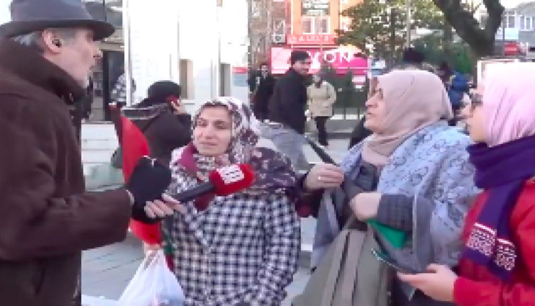 Sokak röportajında şehitler hakkında söylediğiyle gündem oldu: 'Allah şehitliği garibanlara nasip ediyor'