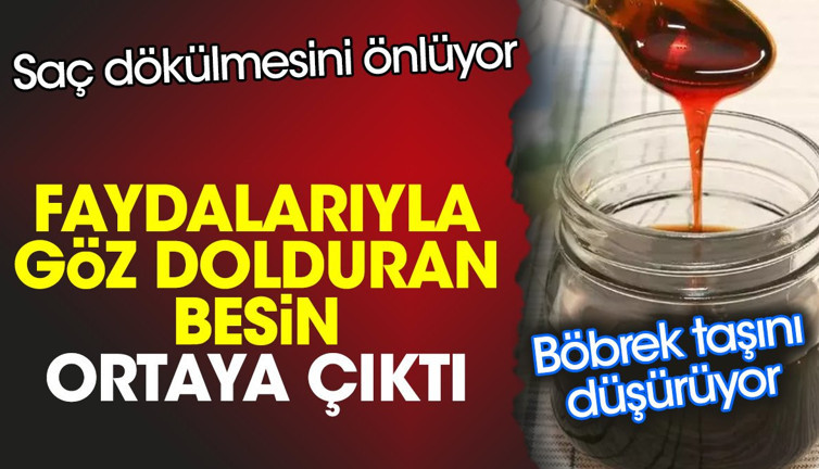 Faydalarıyla göz dolduran besin ortaya çıktı. Saç dökülmesini önlüyor. Böbrek taşını düşürüyor