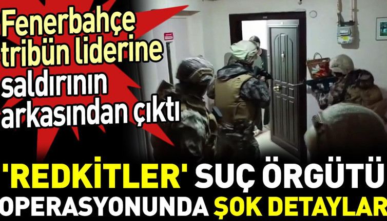 'Redkitler' suç örgütü operasyonunda şok detaylar. Fenerbahçe tribün liderine saldırının arkasından çıktı