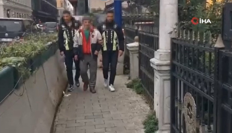 Değnekçilik yapan şahıs suçüstü yakalandı