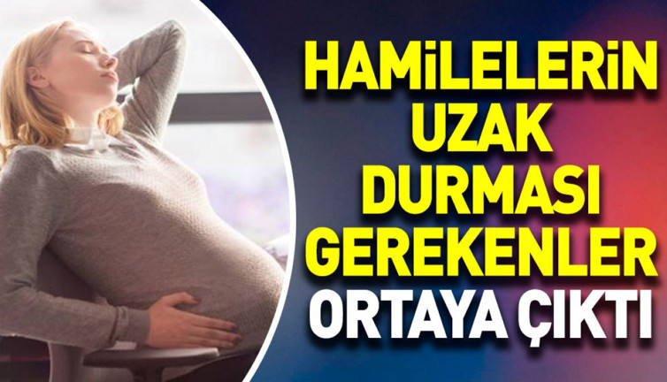 Hamilelerin uzak durması gerekenler ortaya çıktı