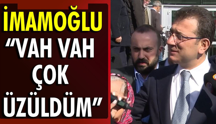 İmamoğlu, Kurum'a bilboard yanıtını TRT üzerinden verdi. 'Vah vah çok üzüldüm'