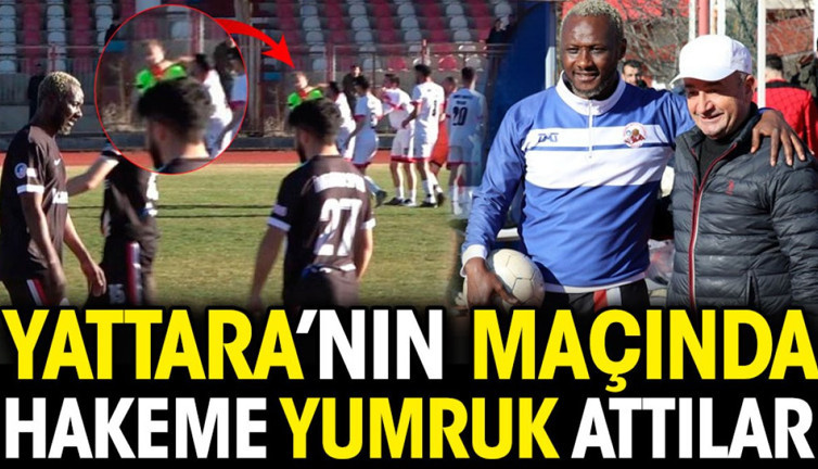 Yattara'nın ilk maçında hakeme yumruk. Saniye saniye saldırı anı