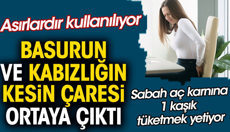 Basurun ve kabızlığın kesin çaresi ortaya çıktı. Asırlardır kullanılıyor. Sabah aç karnına 1 kaşık tüketmek yetiyor