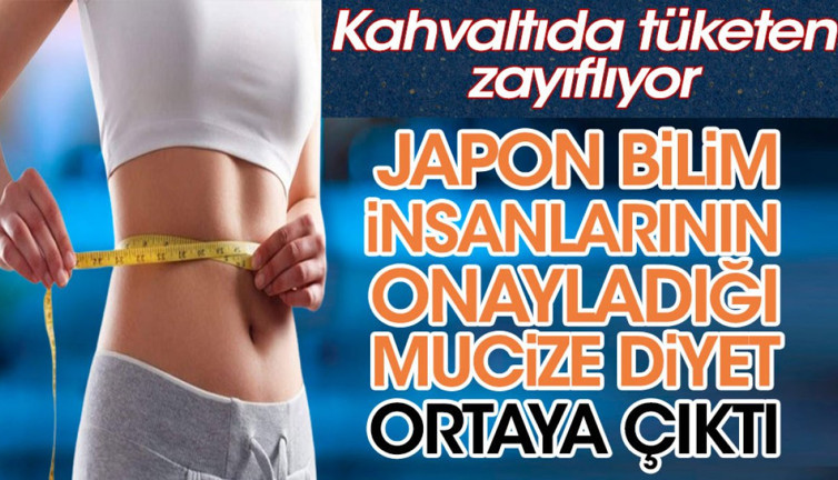 Japon bilim insanlarının onayladığı mucize diyet ortaya çıktı. Kahvaltıda tüketen zayıflıyor