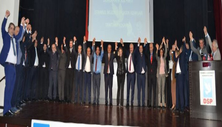 DSP İstanbul adaylarını tanıttı!