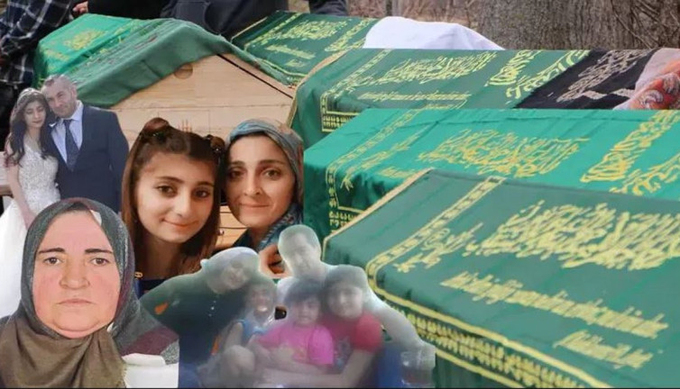 Aynı aileden 5 kişi yan yana toprağa verildi! Acı detay ortaya çıktı…