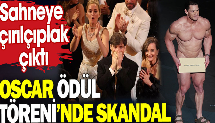 Oscar Ödül Töreni’nde skandal. Sahneye çırılçıplak çıktı