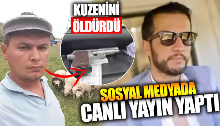 Kuzenini öldürdü! Silahıyla sosyal medyada ağlayarak canlı yayın yaptı: Abla namusumuzu temizledim
