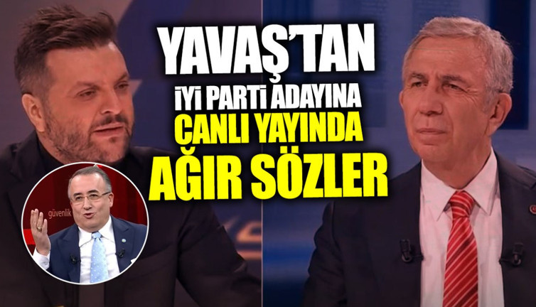 Mansur Yavaş’tan İYİ Parti’nin Ankara adayı Cengiz Topel Yıldırım’a canlı yayında ağır sözler