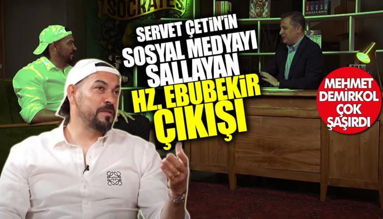 Servet Çetin’in Hz. Ebubekir çıkışı sosyal medyayı salladı! Programın sunucusu Mehmet Demirkol da çok şaşırdı
