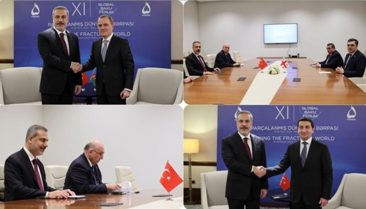 Fidan Bakü'de temaslarda bulundu