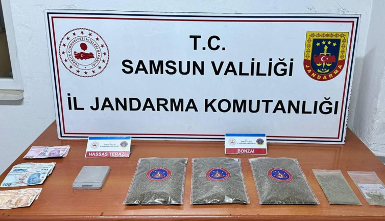 Evinde 1 kilo bonzaiyle yakalanan şüpheliye gözaltı