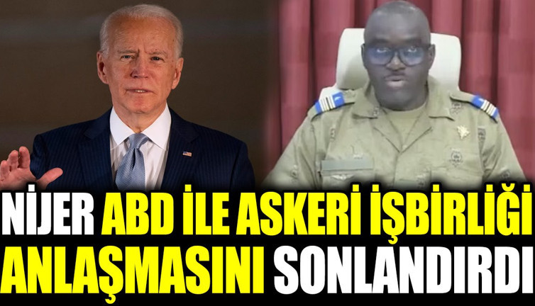 Nijer ABD ile askeri işbirliği anlaşmasını sonlandırdı