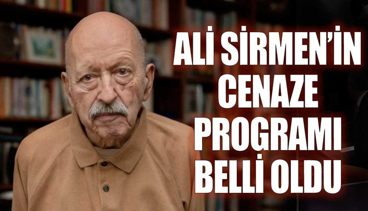 Ali Sirmen'in cenaze programı belli oldu