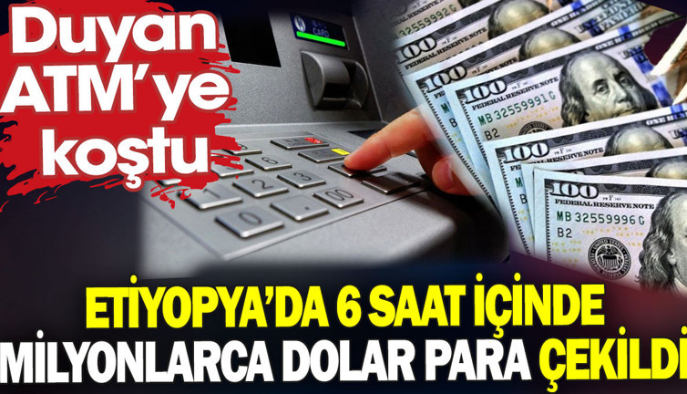 Milyonlarca dolar para çekildi. Duyan ATM’ye koştu