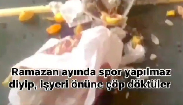 Adana'da spor salonuna çöplü saldırı!