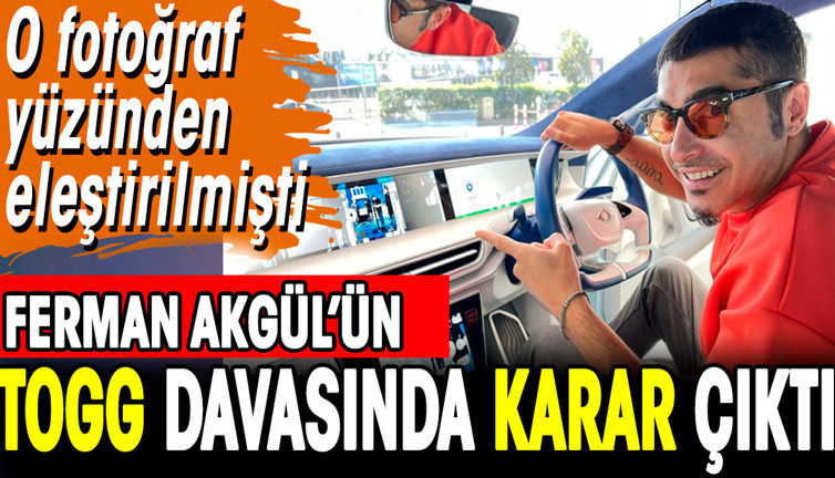 Manga'nın solisti Ferman Akgül'ün TOGG davasında karar çıktı
