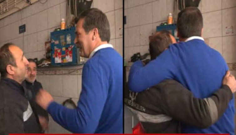 Esnaftan Erkan Baş’a ‘oy’ şakası: Önce şoke etti, sonra gülümsetti