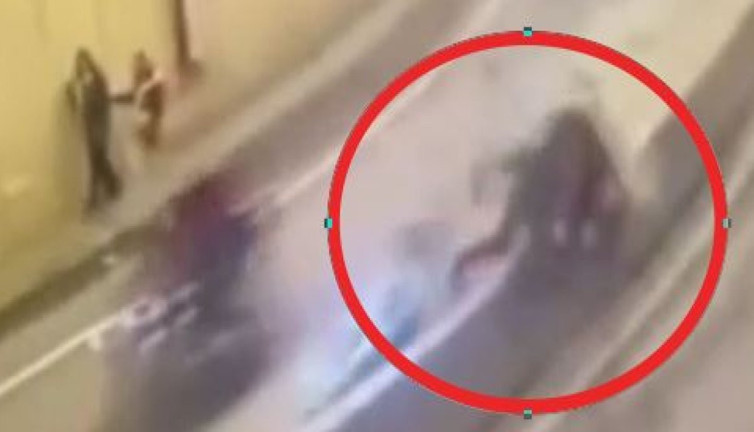 Şişli'de polisin şehit düştüğü an kamerada