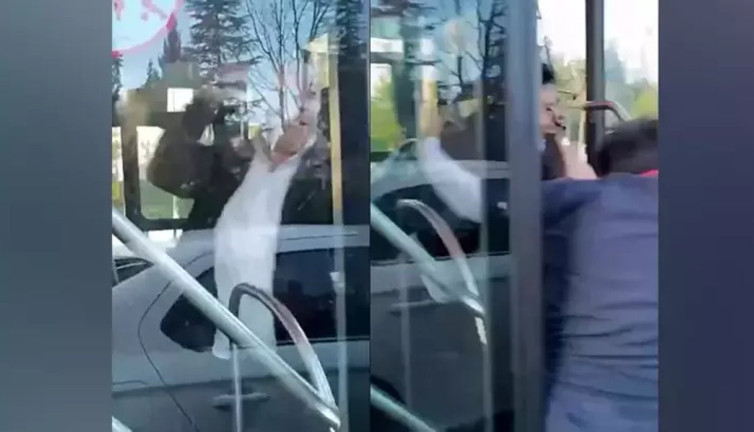 Muştalı otobüs şoförünün yeni görüntüleri ortaya çıktı