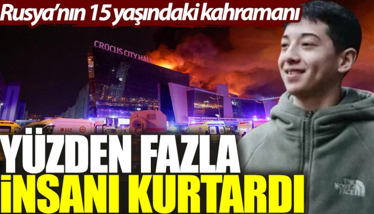 Rusya'nın 15 yaşındaki kahramanı: Yüzden fazla insanı kurtardı