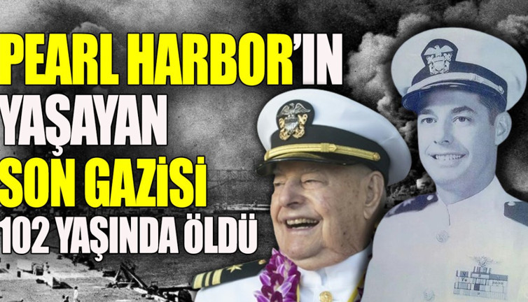 Pearl Harbor’un yaşayan son gazisi 102 yaşında öldü
